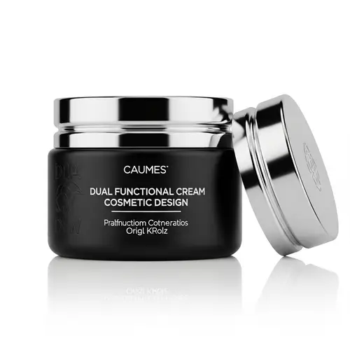 Dual-Function Cream Cosmetic Packaging Design