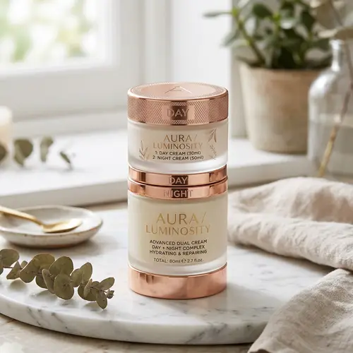 Dual-Function Cream Cosmetic Packaging Design