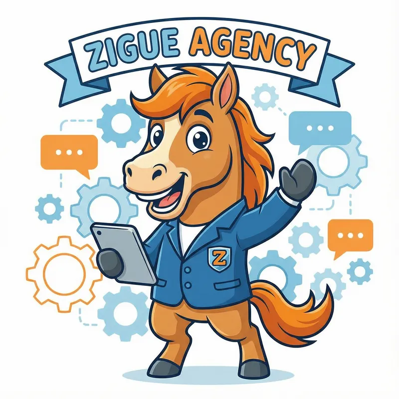 Memorable Mascot Design for Zigue Agencies