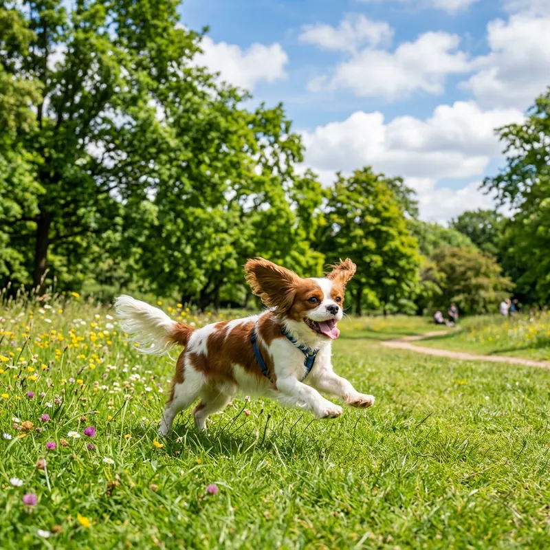 Playful Dog Outdoors