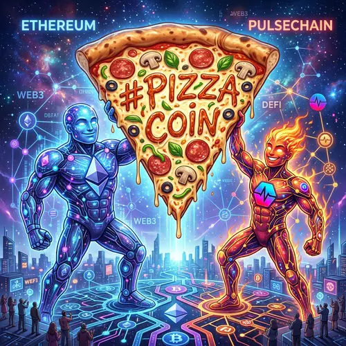 PulseChain & Ethereum Elevate Pizza Coin with Visual Networks