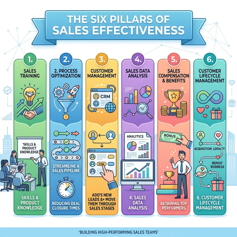 Enhancing Sales Performance with Training, Process Optimization, and Customer Management