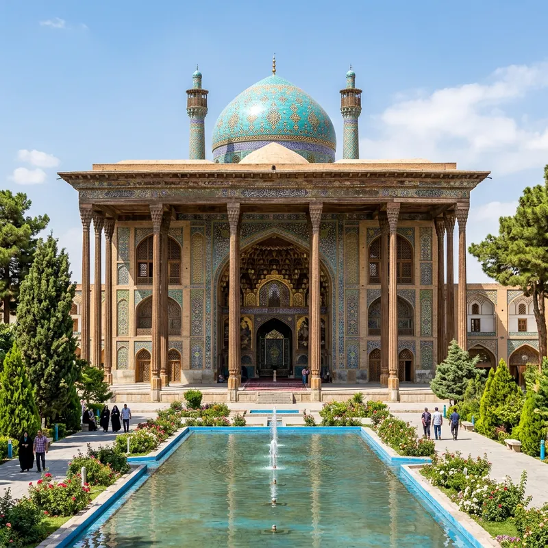 Grand Safavid Palace - A Magnificent Architectural Wonder