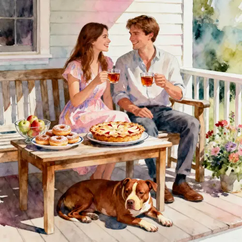 Cozy Porch Moments: A Watercolor Painting