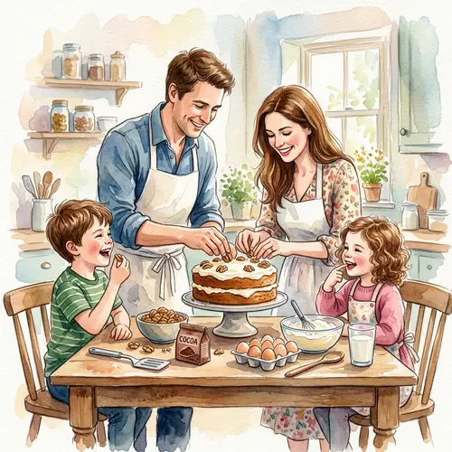 Joyful Family Moments in a Cozy Kitchen