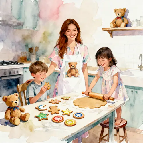 Cozy Kitchen Moments: Family Baking Together