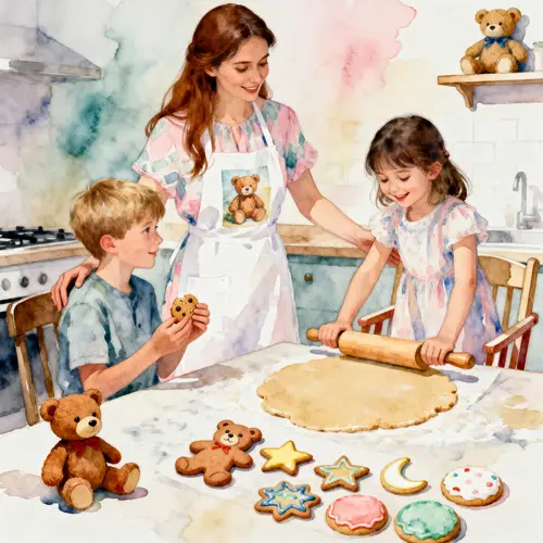 Cozy Kitchen Moments: Family Baking Joy