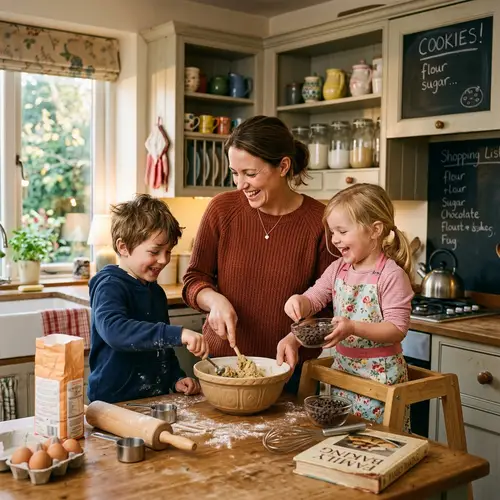 Cozy Kitchen Moments: Family Baking Together