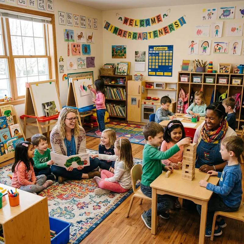 Joyful Kindergarten Baking with Kids and Teachers