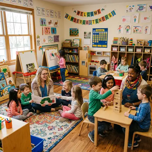 Joyful Kindergarten Baking with Kids and Teachers