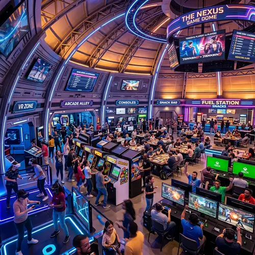 Modern Game Dome - Diverse Gaming Experience for All Ages