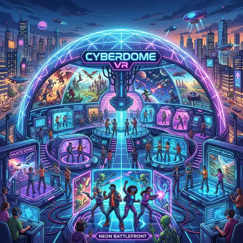 Experience Virtual Reality Gaming in Futuristic Dome