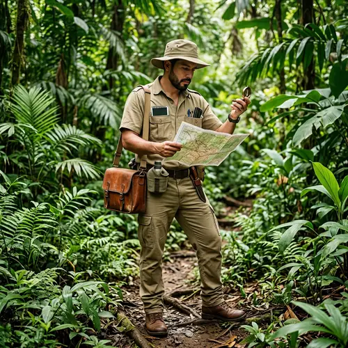 Experienced Hispanic Exploration Officer in Tropical Region