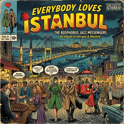 Humorous Album Cover for 'Everybody Loves Istanbul'