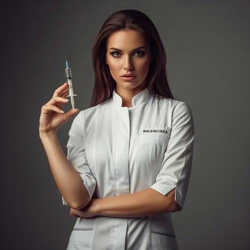 Elegant Female Cosmetologist Portrait