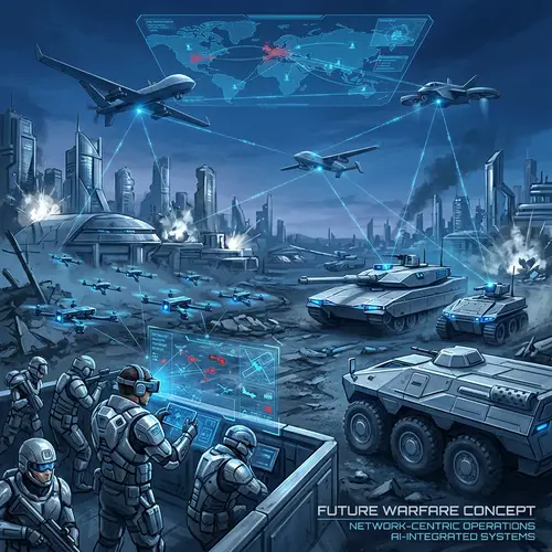 Futuristic Warfare: Drones, AI, and Military Assets