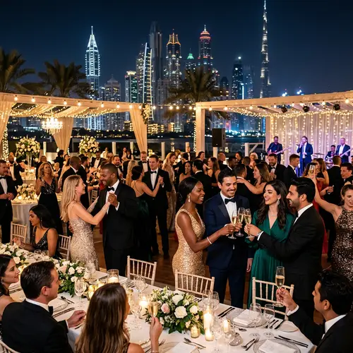 Glamorous Dubai Gala: Dance, Dinner & Celebration