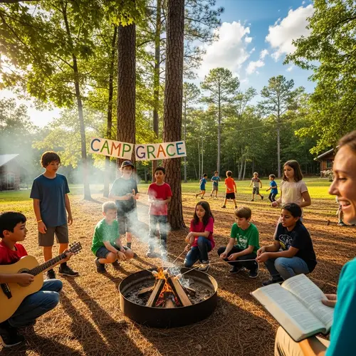 Christian Summer Camp for Kids - Vibrant Outdoor Fun