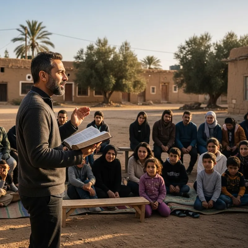 Christian Speaker in Middle East - Community Outreach