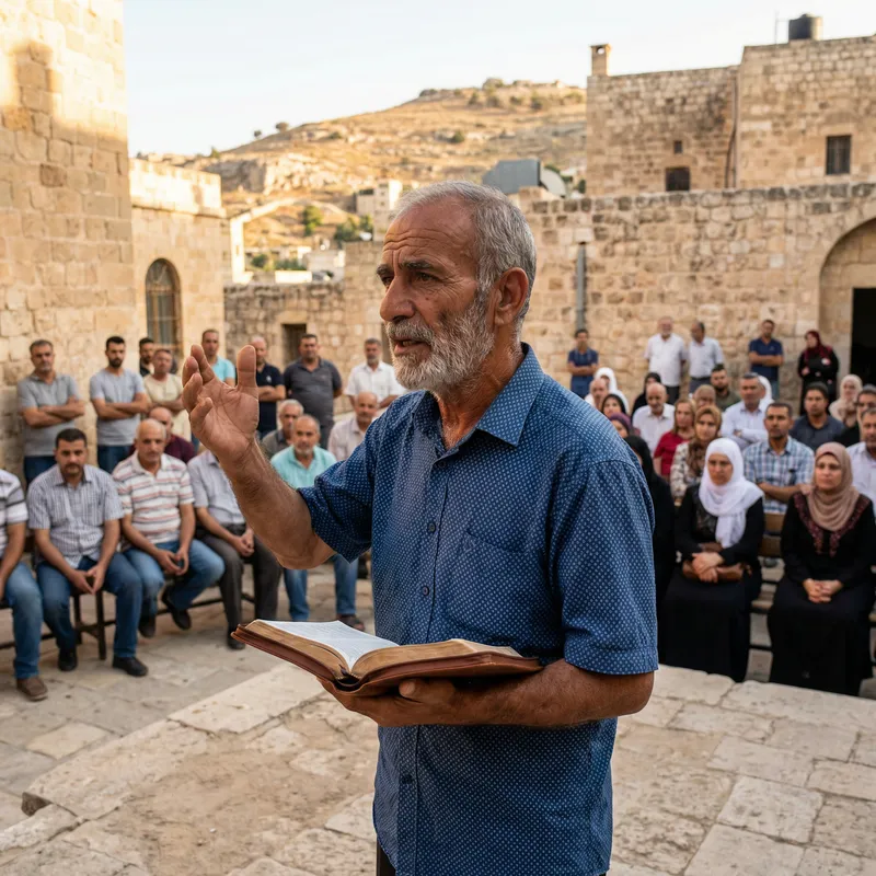 Christian Speaker in Middle East - Community Outreach