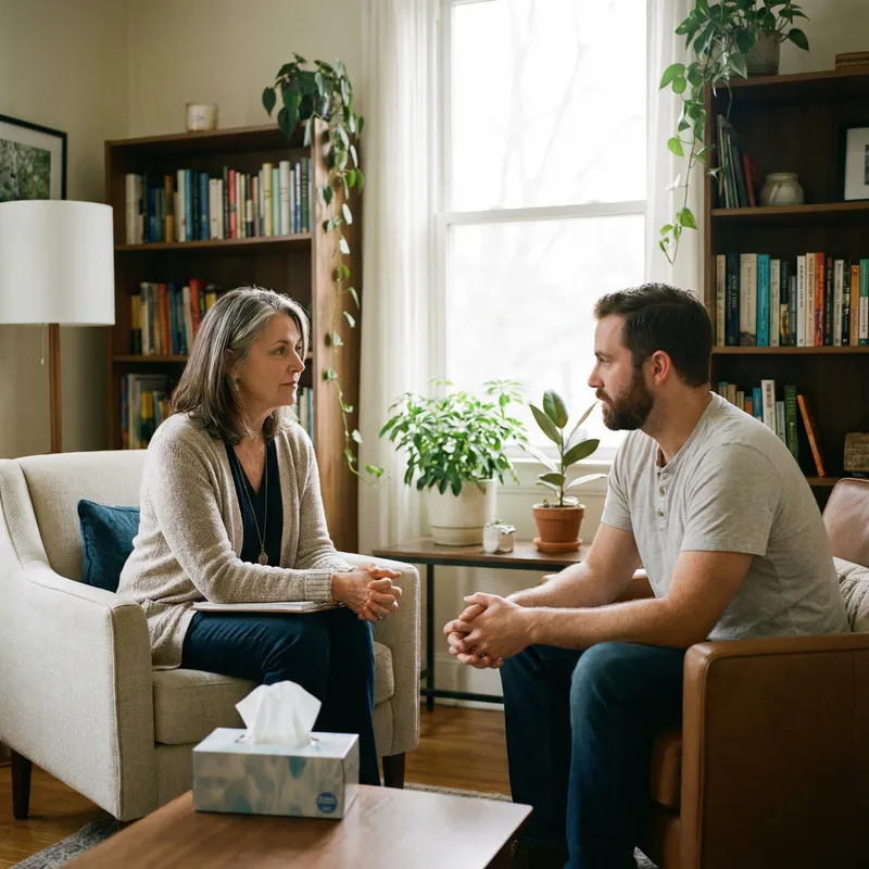 Therapist Meeting with Patient - Professional Guidance