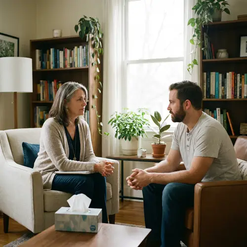 Therapist Meeting with Patient - Professional Guidance