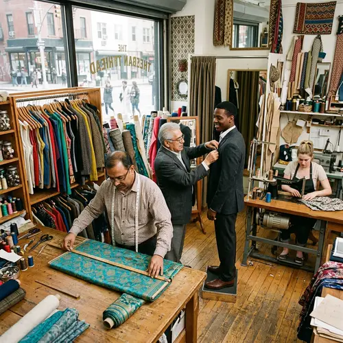 Multicultural Tailor Shop | Unique Fabric Designs & Tailoring Services