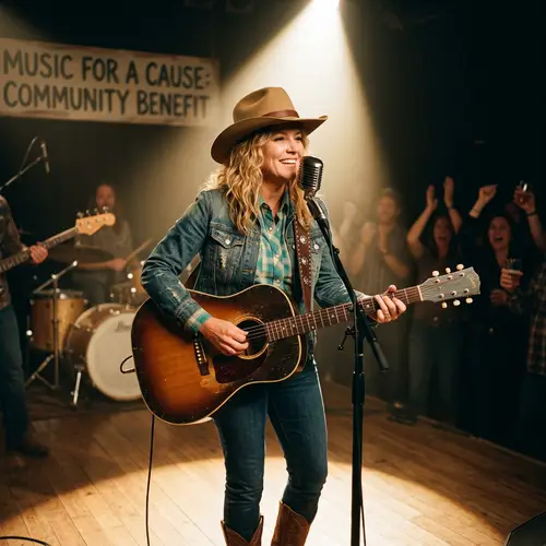 Charismatic Blonde Countryside Musician | Melodious Voice & Philanthropy