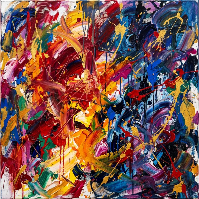 Abstract Expressionism: Emotion in Art - Vibrant Spectrum Abstract Expressionism: Emotion in Art - Vibrant Spectrum
