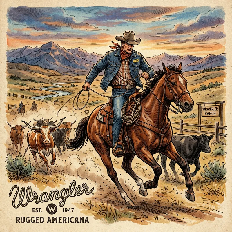 Wrangler Illustration - Unique Art Designs Wrangler Illustration - Unique Art Designs