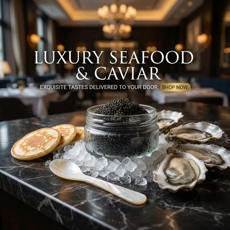 Premium Seafood Shop Slide Design Premium Seafood Shop Slide Design