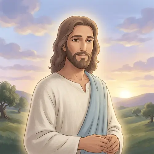 Animated Version of Jesus: Reverent Depiction