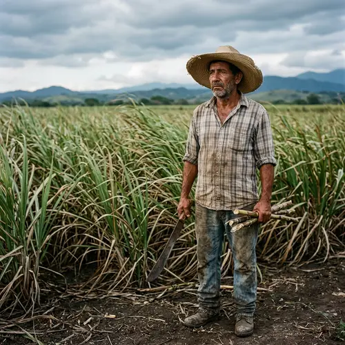 Hispanic Farmer Tending Crops | Strength, Labor, and Sorrow