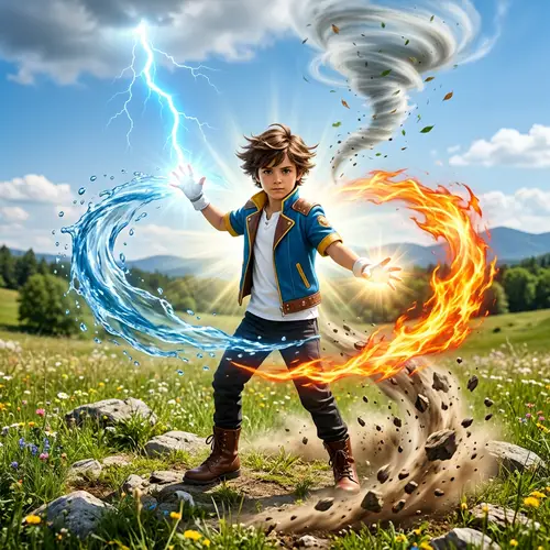 Boboiboy Elements - Young Boy With Elemental Powers