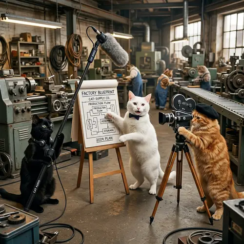 Cats Film Factory Shop Presentation Video