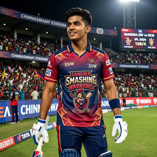 Sangria Smashing Warriors Jersey for Young Men