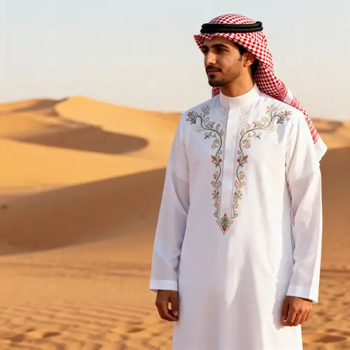 Traditional Saudi Arabian Man Dress Styles