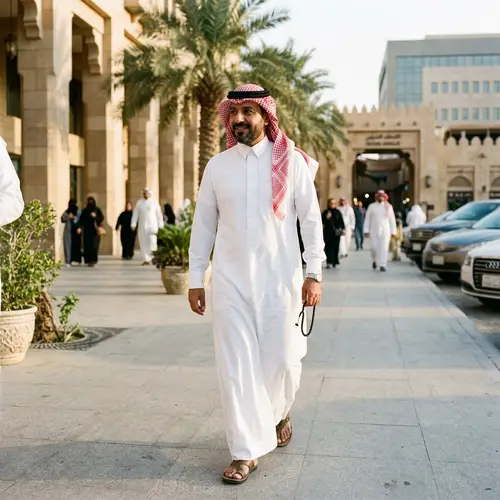 Traditional Saudi Arabian Man Dress Styles
