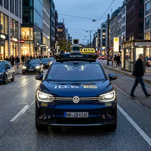 Volkswagen ID 6: The Future of Unmanned Taxis