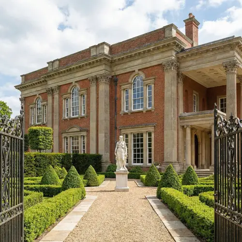 Elegant Neoclassical Home with Stunning Gardens