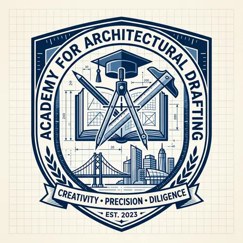 Architectural Drafting School Logo - Creative & Precise Design