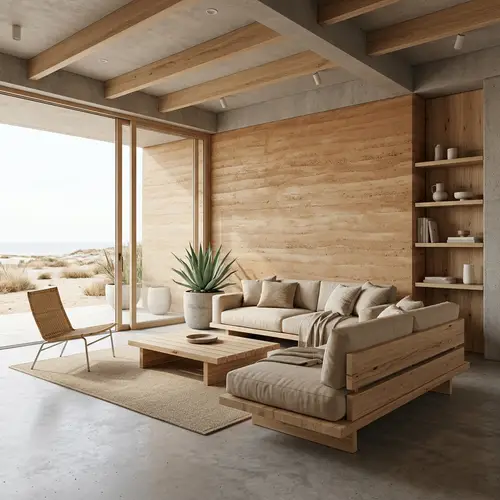 Cozy Living Room Material Ideas