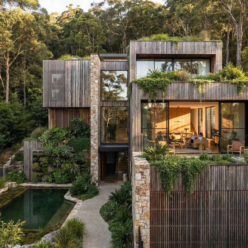 Sustainable Residential Oasis | Modern Architecture & Greenery