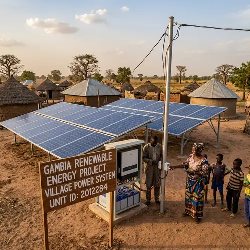 Renewable Energy: Solar Panels in Gambia