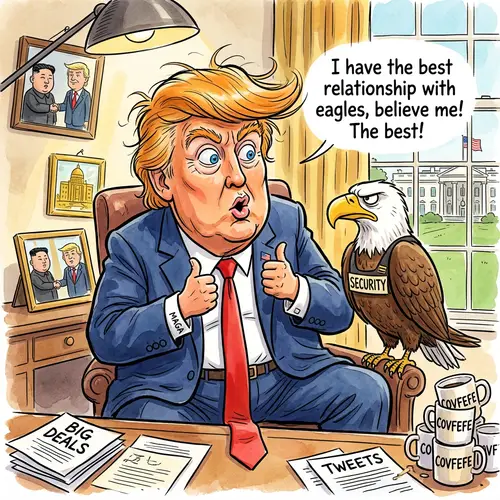 Funny Cartoon Images of Trump