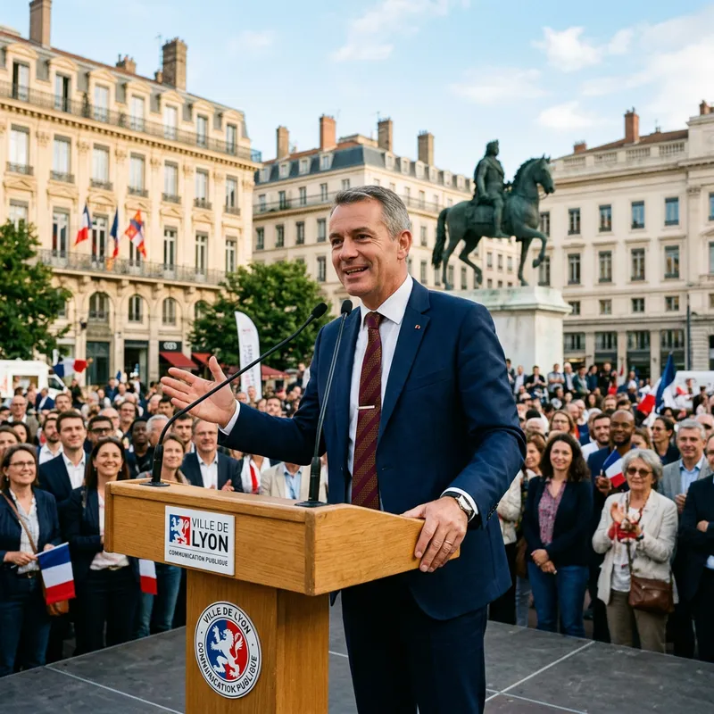 Emmanuel Macron Speech | Political Leader Addressing Crowd