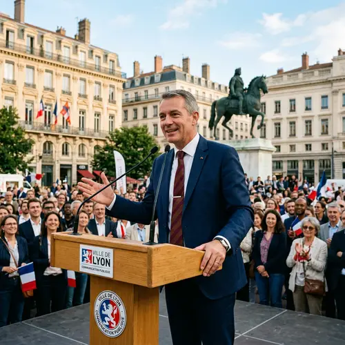 Emmanuel Macron - Political Leader Giving Speech