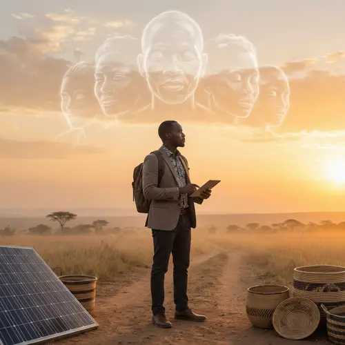 Inspiration of an African Entrepreneur at Dawn