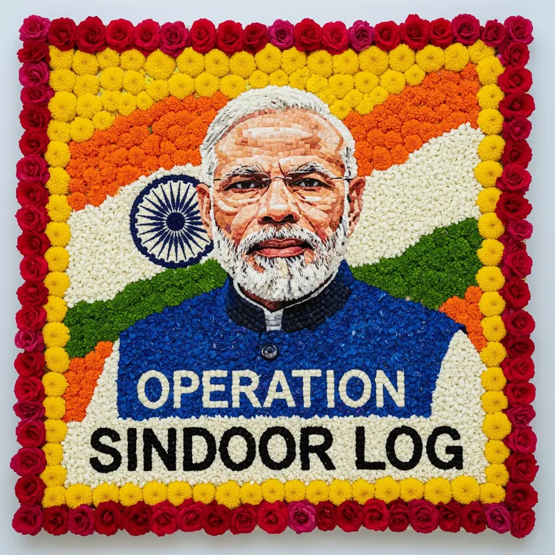 Flower Mosaic for Guinness World Record Prototype