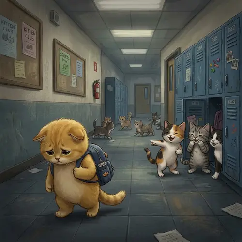 Sad Kitten Bella: An Emotionally Touching Tale